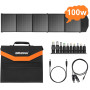 BRIDNA 300W (Пік 600Вт) + сонячна панель 100W портативний сонячний генератор електростанція, ДБЖ, із зарядкою від сонячної панелі.