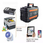AUMOON BPS-1000W (Пік 2000Вт), 1100WH (298000mAh) портативна електростанція (ДБЖ) з можливістю заряджання від сонячної панелі