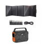 Сонячний генератор AUMOON OPS-200W (Пік 400Вт) 173Wh / 48000mAh + сонячна панель 40W, 60W, 80W, 100W електростанція із зарядкою від сонячної панелі.