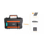 AUMOON BPS-300W (Пік 600Вт) 330Wh / 90000mAh + сонячна панель 100W + Holder портативний сонячний генератор електростанція із зарядкою від сонячної панелі.