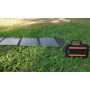 AUMOON BPS-500W (Пік 1000Вт) 550Wh / 150000mAh + сонячна панель 80W портативний сонячний генератор електростанція, ДБЖ, із зарядкою від сонячної панелі.