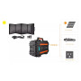 AUMOON BPS-500W (Пік 1000Вт) 550Wh / 150000mAh + сонячна панель 100W портативний сонячний генератор електростанція, ДБЖ, із зарядкою від сонячної панелі.
