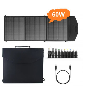 AUMOON ES-60W Портативна сонячна панель складана монокристалічна кремнієва, зарядний пристрій для заряджання. AUMOON ES-60W Портативна сонячна панель складана монокристалічна кремнієва, зарядний пристрій для заряджання.