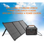 BRIDNA SGR-SP100W  Портативна сонячна панель складана монокристалічна кремнієва, зарядний пристрій для заряджання.
