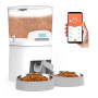 Годівниця для котів та собак автоматична Honeyguaridan S68D WiFi, 6,5л, Біла