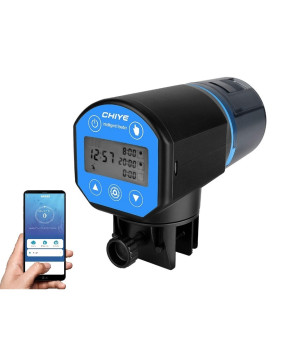Годівниця для риб акваріумна автоматична CHIYE CY-059DW з LCD-монітором, WIFI Годівниця для риб акваріумна автоматична CHIYE CY-059DW з LCD-монітором, WIFI