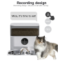 Годівниця для котів та собак автоматична Pet Life DU5L-WH WiFi 5,0л. з двома тарілками Біла
