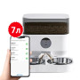 Годівниця для котів та собак автоматична Pet Life DU7L-WH WiFi 7,0л. з двома тарілками Біла