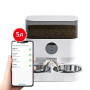 Годівниця для котів та собак автоматична Pet Life DU5L-WH WiFi 5,0л. з двома тарілками Біла