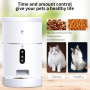Годівниця для кішок і собак автоматична Els-Pet F001  WiFi, 4,0 л.  Біла