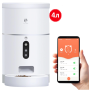 Годівниця для кішок і собак автоматична Els-Pet F001  WiFi, 4,0 л.  Біла