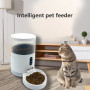 Годівниця для кішок і собак автоматична Elsi-Pet F002 з відеокамерою, 4,0 л. WiFi, Біла