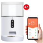 Годівниця для кішок і собак автоматична Elsi-Pet F001  WiFi, 4,0 л.  Біла