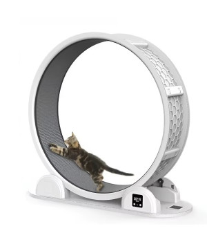 Бігове колесо для котів CutePet R04 XL з одометром для середніх та великих порід кішок Колір Білий Бігове колесо для котів CutePet R04 XL з одометром для середніх та великих порід кішок Колір Білий