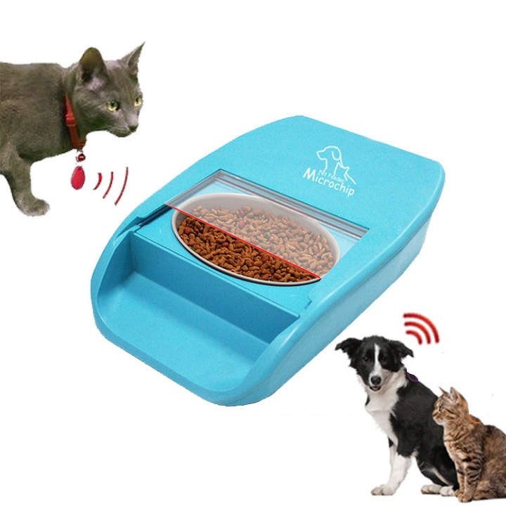 Годівниця для кішок і собак автоматична c мікрочіпом Microchip Pet Feeder JMQ-335 Plus, 500мл.