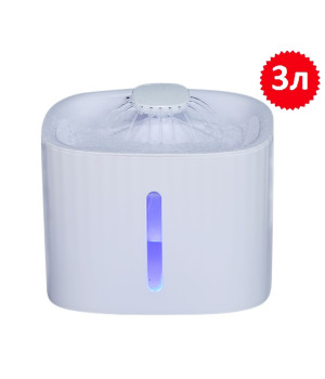 Поїлка - фонтан для кішок і собак Petrust EZ-1002 3,0л Біла Поїлка - фонтан для кішок і собак Petrust EZ-1002 3,0л Біла