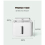 Поїлка - фонтан для котів та собак Smart HASHI HS001 2600mAh, 4000mAh 3,0л з датчиком руху Білий