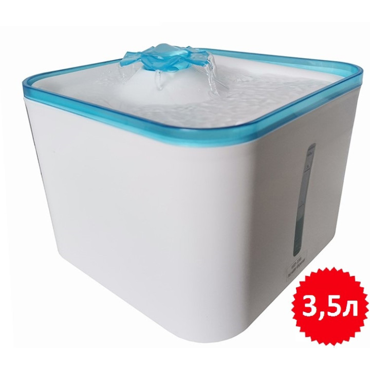 Поїлка - фонтан для кішок і собак CHIYE WD-189 3,5л Біла