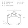 Поїлка - фонтан для котів та собак Smart Wandai BY106 2500mAh, 5000mAh 2,2л з датчиком руху Чорний