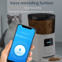 Годівниця для кішок і собак автоматична YXPET YX-05 Feeder, 6,5л. WiFi, Біла