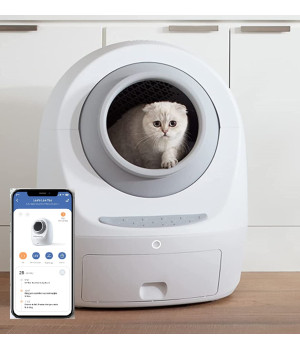 Автоматичний туалет для кішок PET MEET 2, WiFi, УФ-стерилізація. Автоматичний туалет для кішок PET MEET 2, WiFi, УФ-стерилізація.