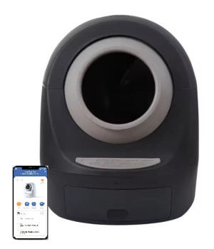 Автоматичний туалет для кішок PET MEET 3, WiFi, УФ-стерилізація Чорний Автоматичний туалет для кішок PET MEET 3, WiFi, УФ-стерилізація Чорний