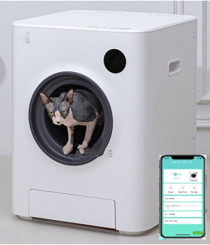 Автоматичний туалет для кішок PET MARVEL, "Кубік Рубік" WiFi, OZON - Дезодорація. Автоматичний туалет для кішок PET MARVEL, "Кубік Рубік" WiFi, OZON - Дезодорація.