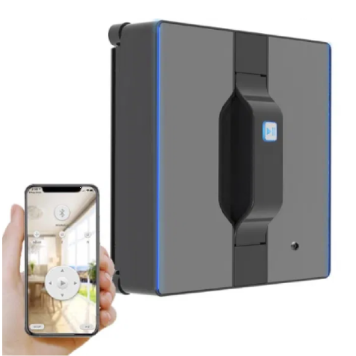 Робот для миття вікон Liectroux WS-1080 Чорний, Bluetooth. Гарантія 1 рік від виробника.